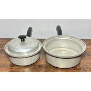 Vintage Vita Craft Aluminum Sauce Pan Set #201N & #200N Made In USA Mid-century